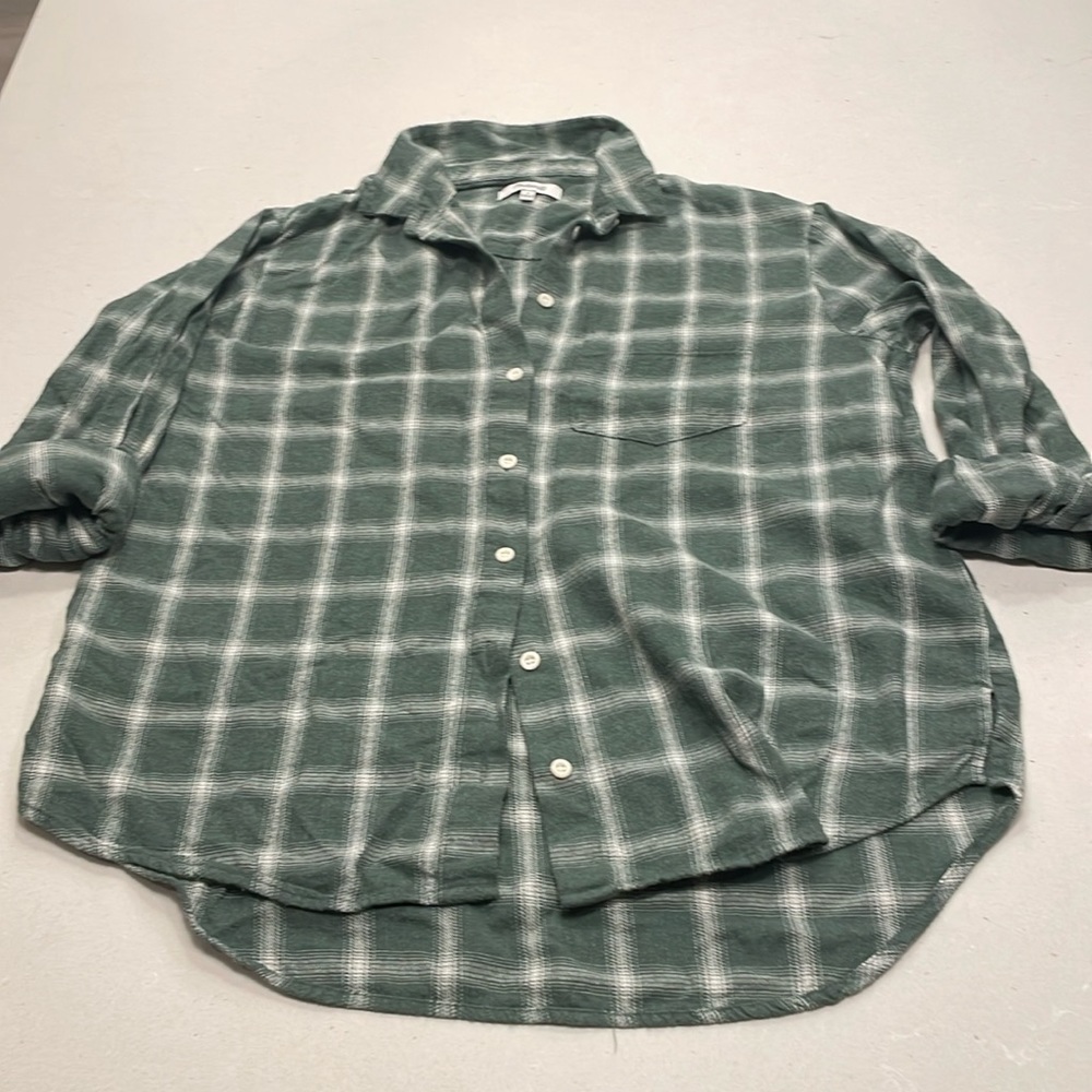 Madewell Oversized Ex-Boyfriend Shirt in Delford Plaid